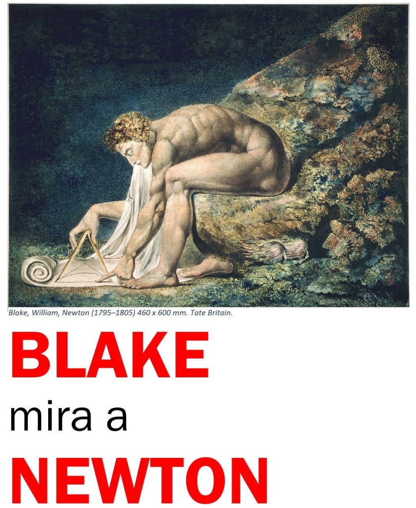 Blake mira a Newton